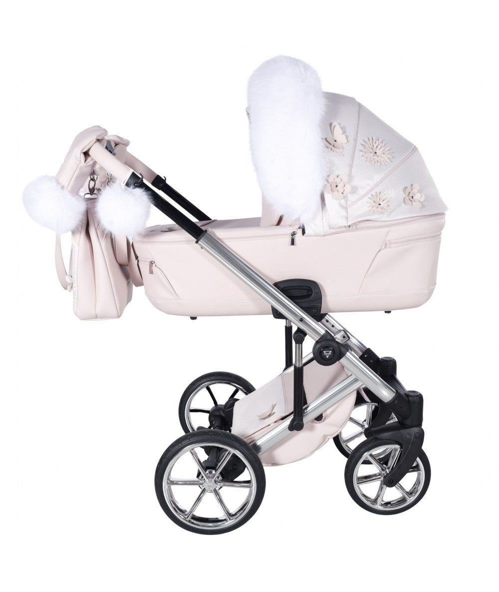 Junama Diamond Le Fleur Kombi-Kinderwagen - Pink