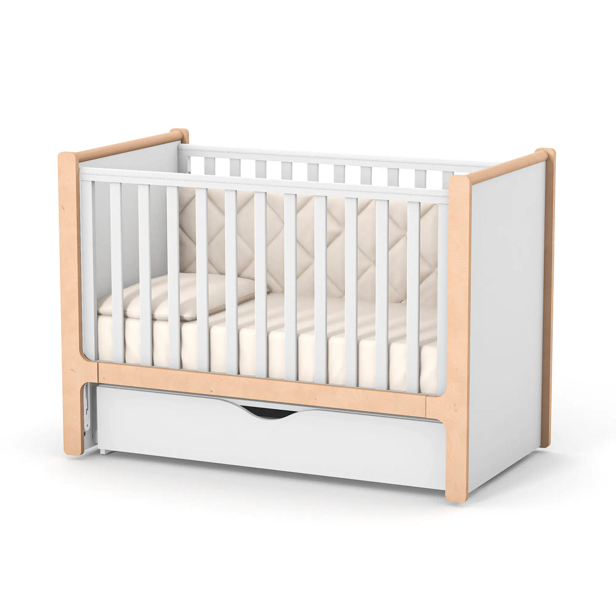Veres Schaukelsystem mit Schublade für Babybetten Veres Nice