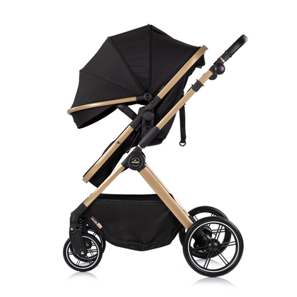 3-in-1 BABY-TRANSFORMATIONSKINDERWAGEN "PEARL" - NOIR