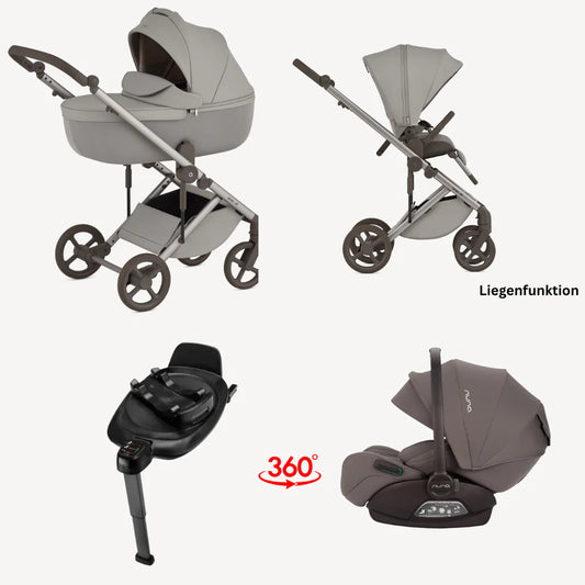 BUNDLE SET: ANEX ELI GRANTI 4IN1 BUNDLE SET INKL BABYSCHALE & ISOFIX 360°