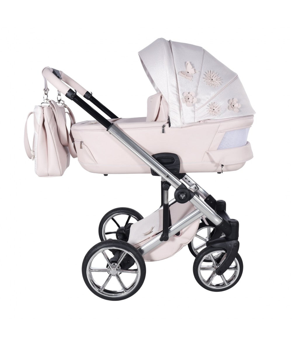 Junama Diamond Le Fleur Kombi-Kinderwagen - Pink