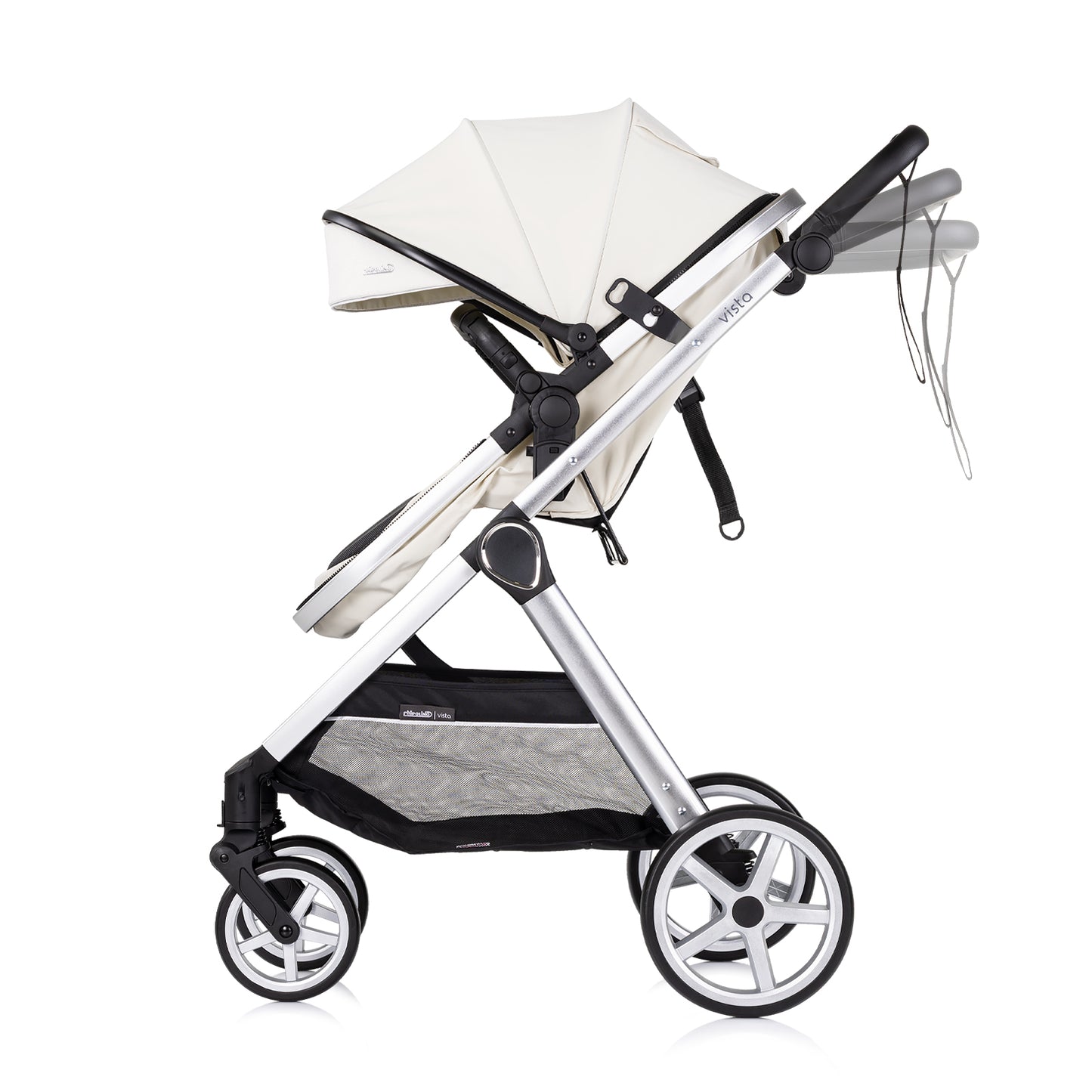 3-in-1 VERWANDELBARER KINDERWAGEN „VISTA“ BISCOTTA