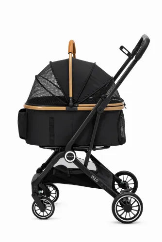 Multifunktionaler Haustier-Kinderwagen mit Belüftung und 360°-Rädern – Komfort, Sicherheit und modernes Design