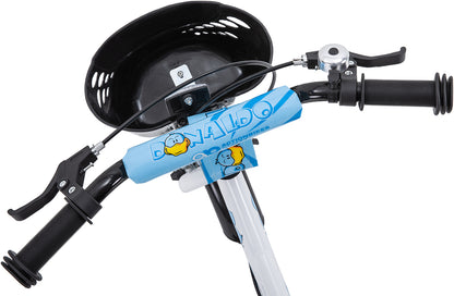 Kinderfahrrad Donaldo 12 Zoll, V-Brake-Bremsen, höhenverstellbar, Stützräder, Korb