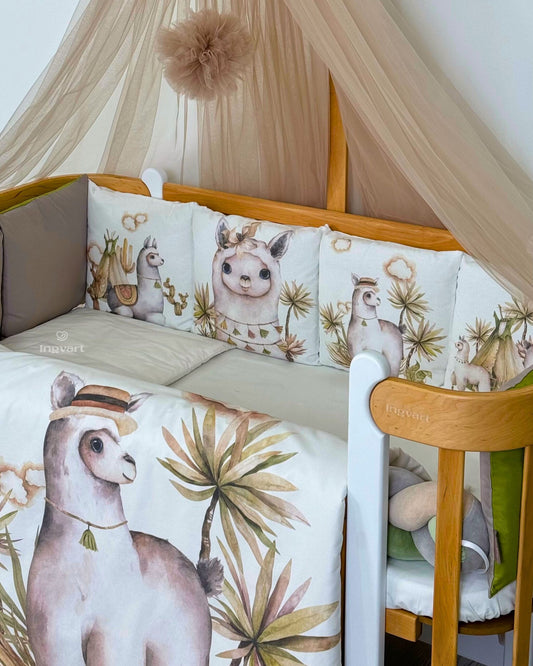 Alpaka-Bettwäscheset