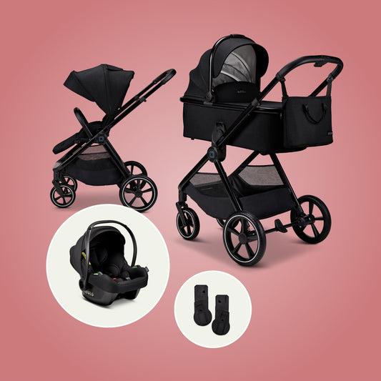 MOON - AURA mit Autositz Cosmo - onyx melange