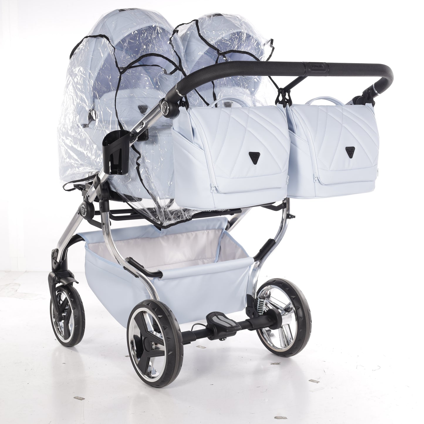 Zwillings-/Geschwisterwagen JUNAMA DUO V3 - ECO BLAU