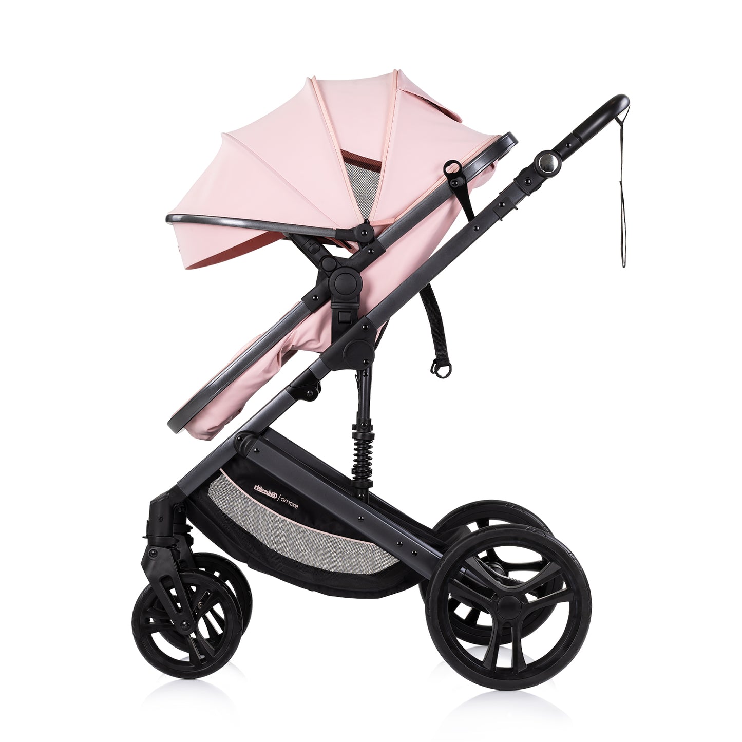 3-in-1 VERWANDELBARER KINDERWAGEN „AMORE“ PUDERROSA