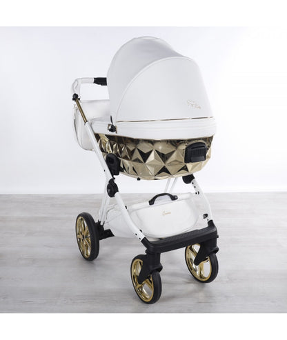 Junama Diamond Cubby Kombi-Kinderwagen - White