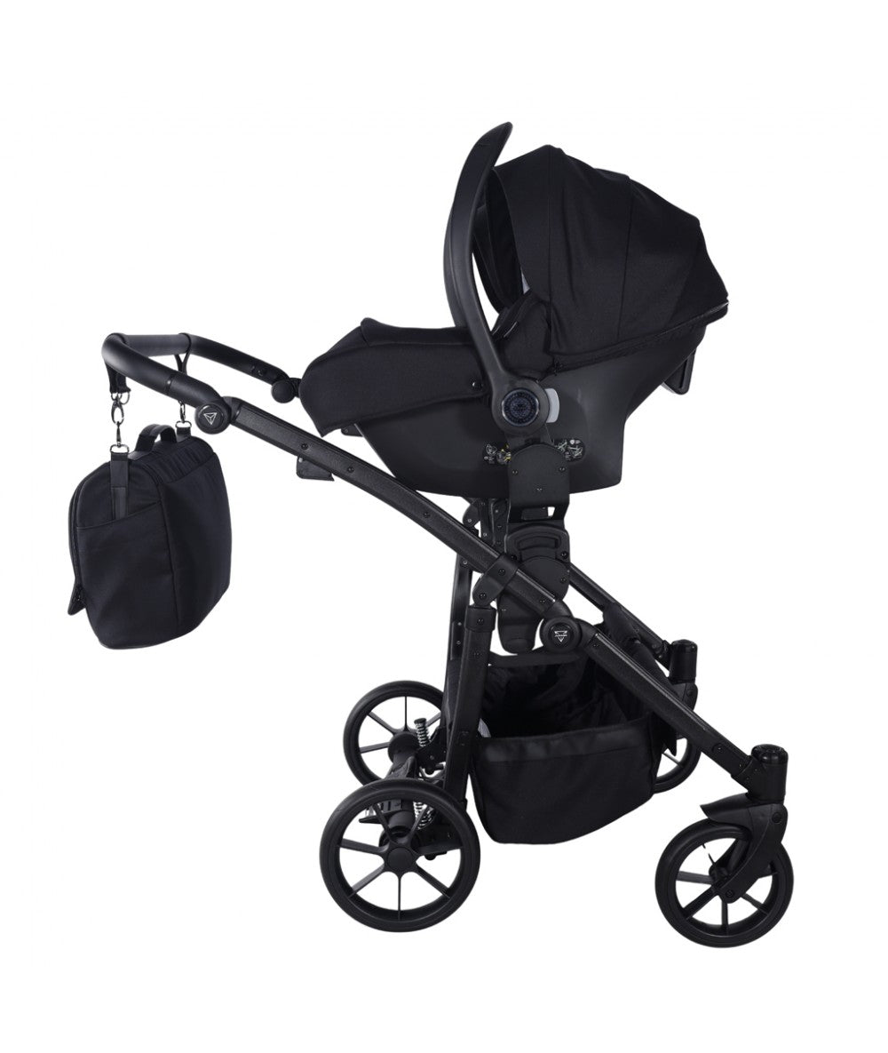 Zwillings-/Geschwisterwagen JUNAMA DUO V4 - Black