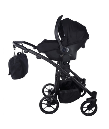Zwillings-/Geschwisterwagen JUNAMA DUO V4 - Black