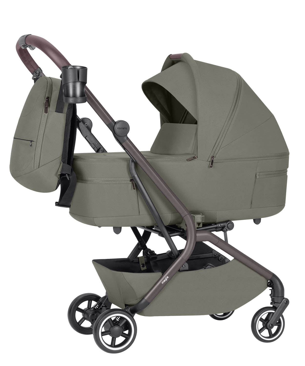 2-in-1 Kinderwagen „CARRELLO MAGIA“ - Malted Green