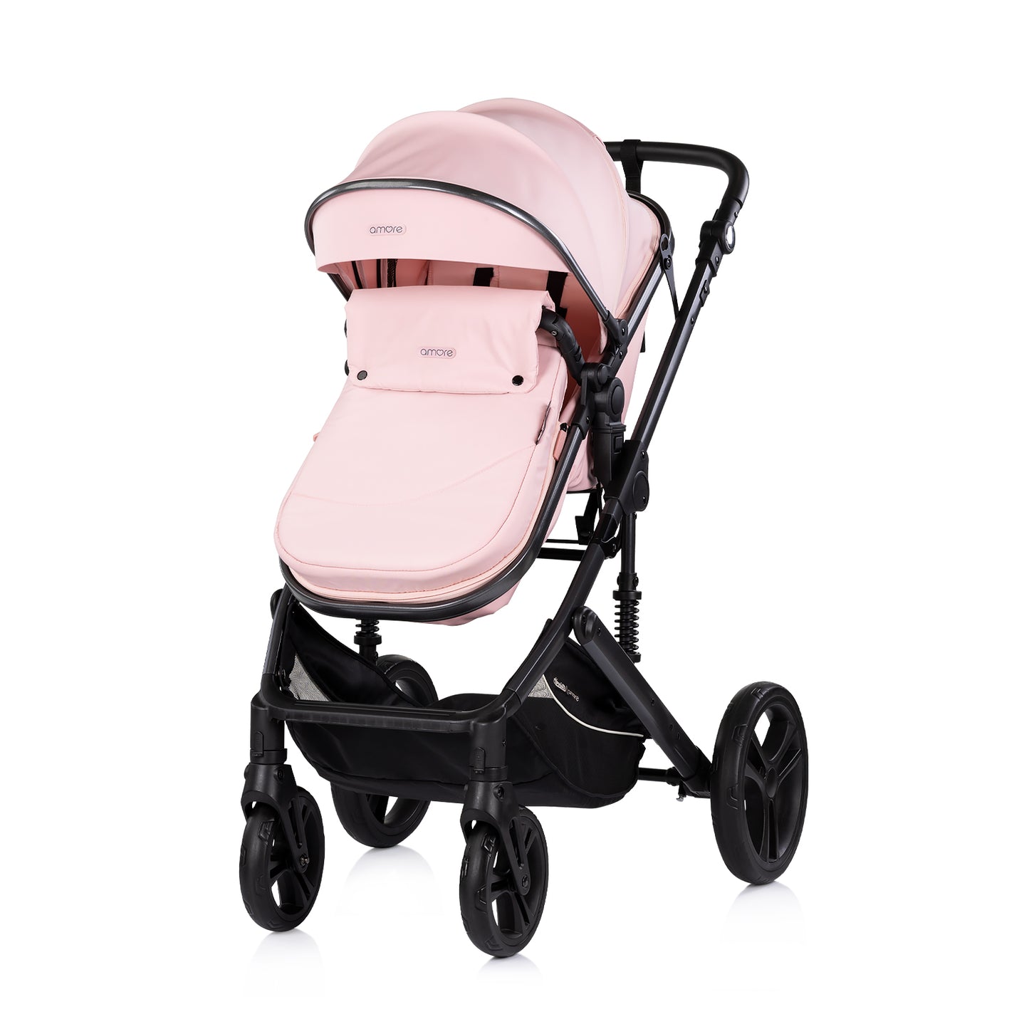 3-in-1 VERWANDELBARER KINDERWAGEN „AMORE“ PUDERROSA