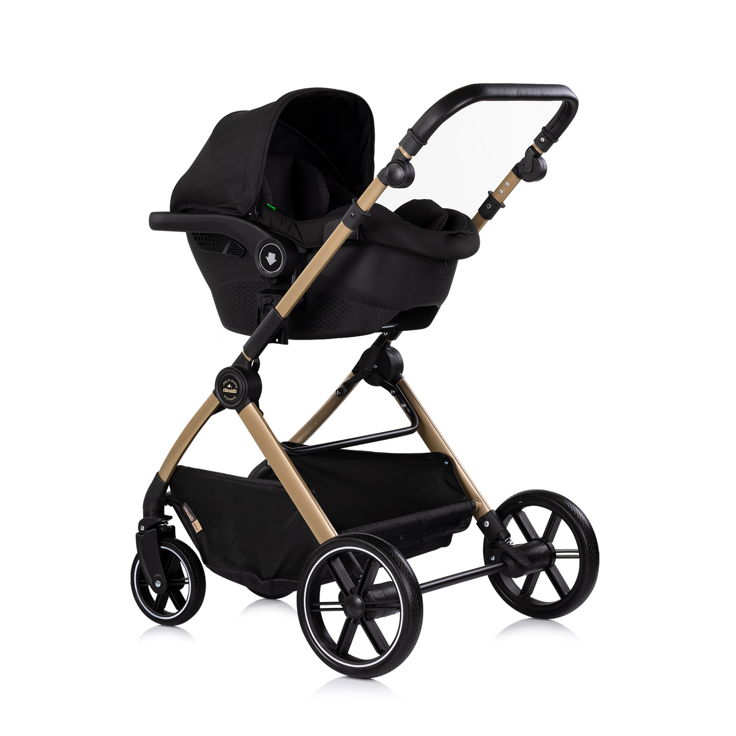3-in-1 BABY-TRANSFORMATIONSKINDERWAGEN "PEARL" - NOIR