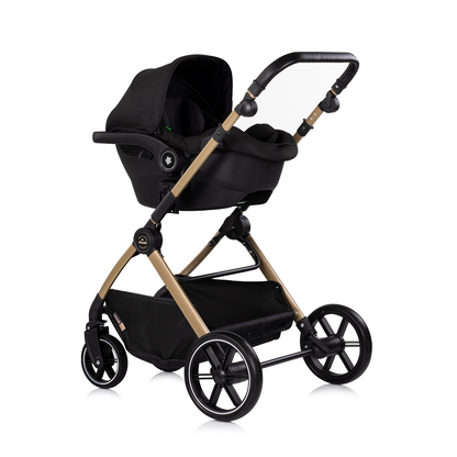3-in-1 BABY-TRANSFORMATIONSKINDERWAGEN "PEARL" - NOIR