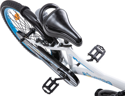Kinderfahrrad Donaldo 20 Zoll, V-Brake-Bremsen, höhenverstellbar, Seitenständer, Korb