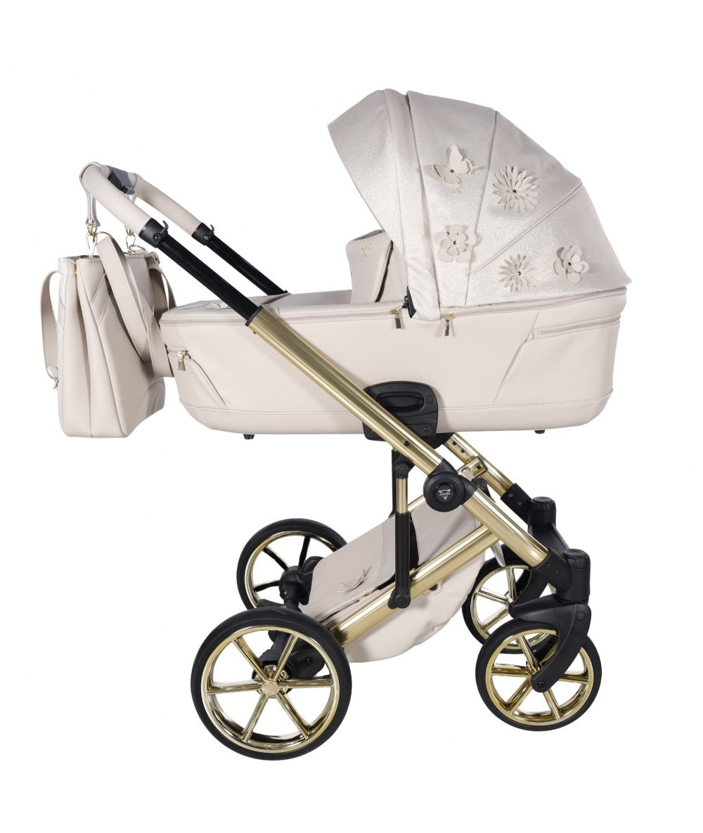 Junama Diamond Le Fleur Kombi-Kinderwagen - Beige
