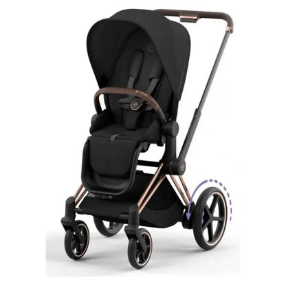 CYBEX e-PRIAM Set Gestell in Roségold - Sepia Black