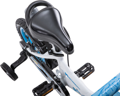 Kinderfahrrad Donaldo 12 Zoll, V-Brake-Bremsen, höhenverstellbar, Stützräder, Korb