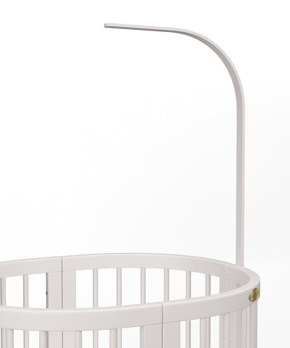 Baldachin und Spielzeughalter aus Holz, Farbe: Elfenbein