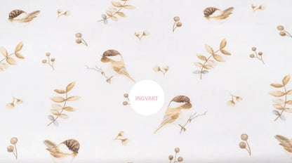 Baumwolllaken Spatzen