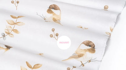 Baumwolllaken Spatzen