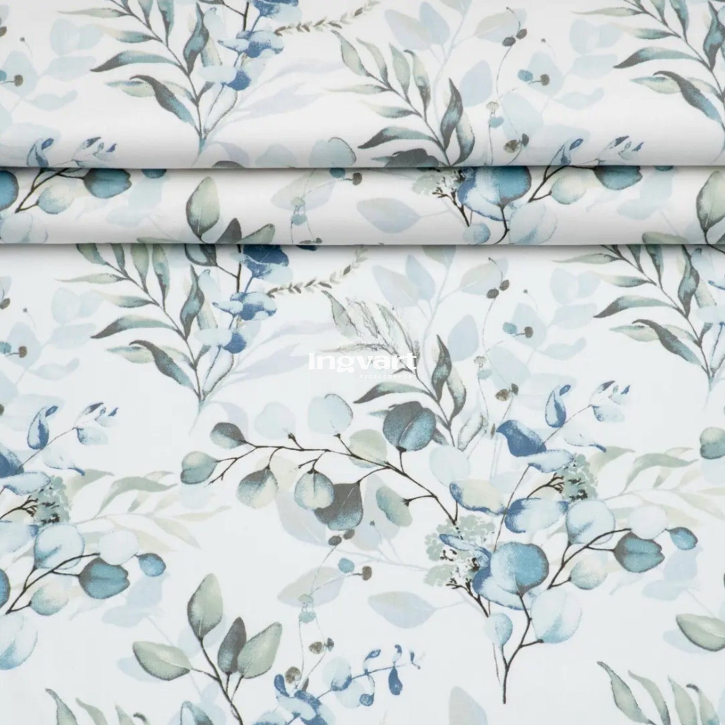 Baumwolllaken „Eukalyptusblätter“