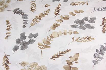 Baumwolllaken „Grau-beige Zweige“ (60x72 cm)