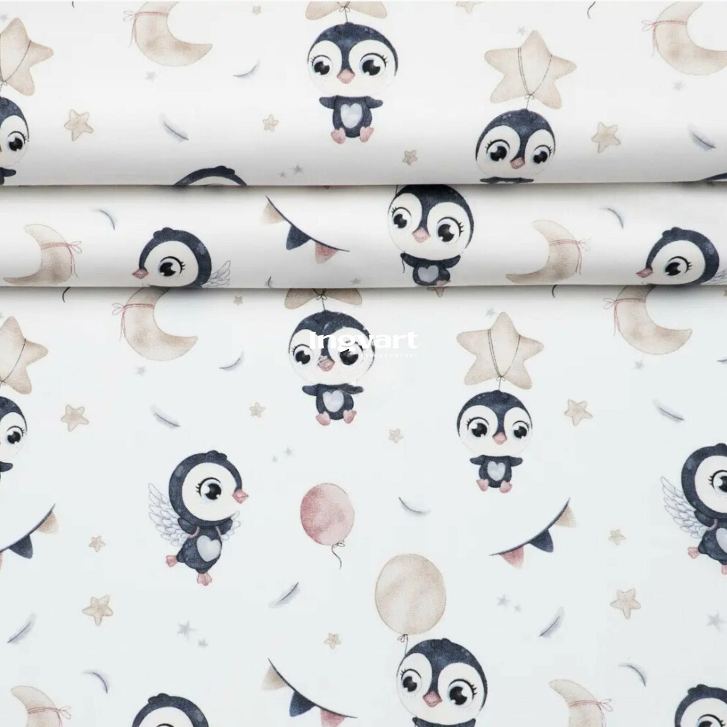 Baumwolllaken „Pinguine“