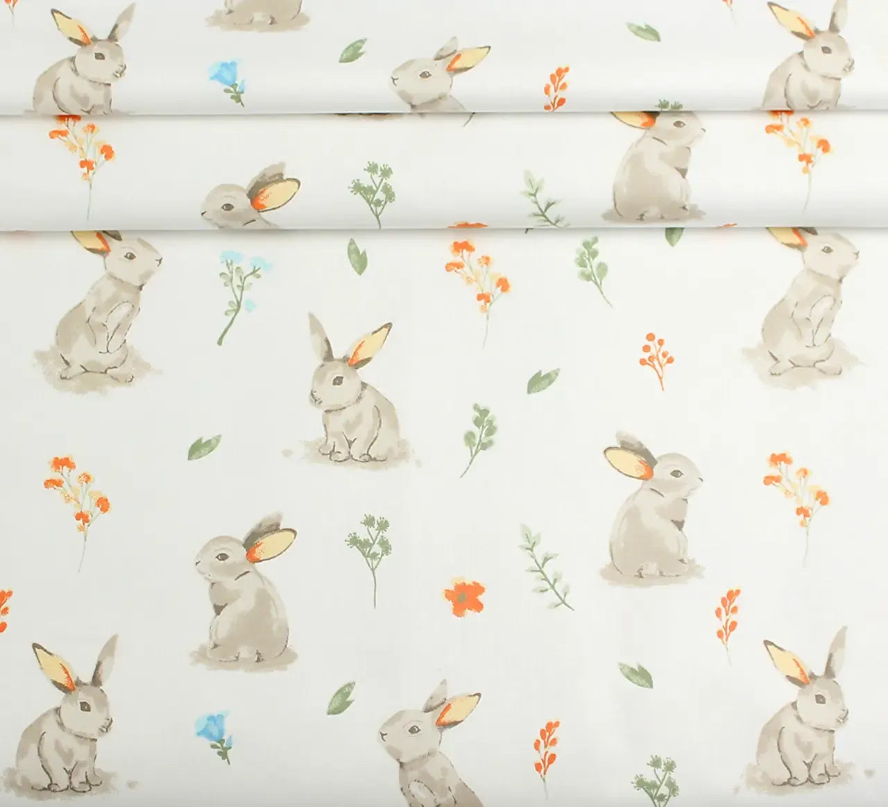 Baumwolllaken, bunte Hasen