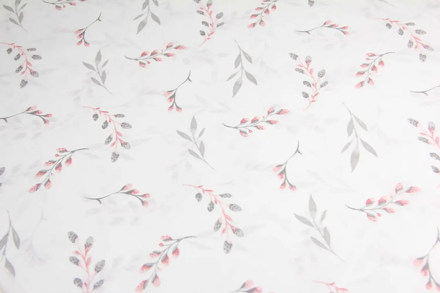 Baumwolllaken, rosa Zweige