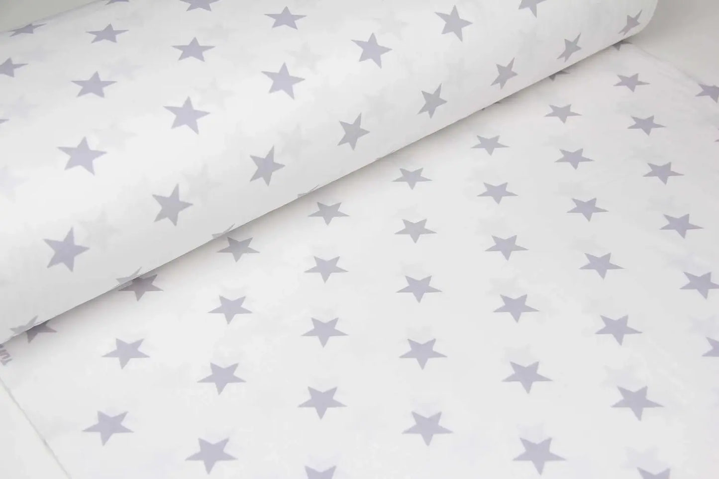 Baumwolllaken mit Sternenmuster, grau