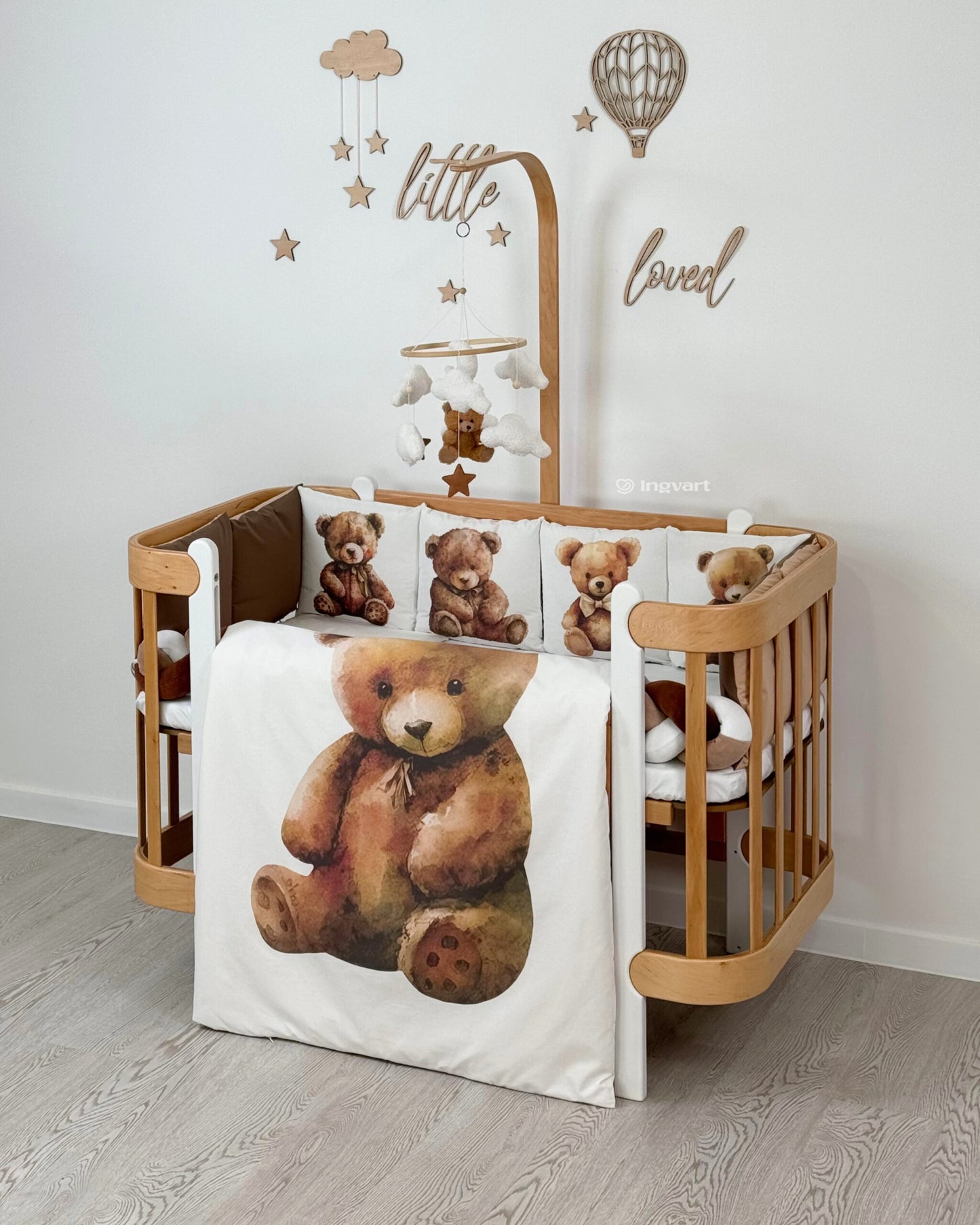 Bettwäsche-Set „Bärte“