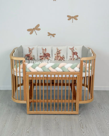 Bettwäsche-Set „Hirsch mit Schmetterling“