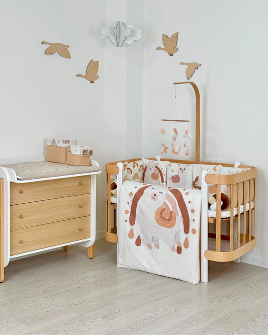 Bettwäsche-Set „Lama – kein Drama“