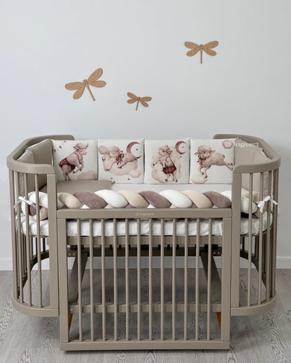 Bettwäsche-Set „Lamm auf den Wolken“