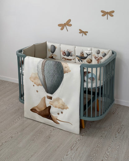 Bettwäsche-Set „Märchenhafte Bewohner des Ozeans“