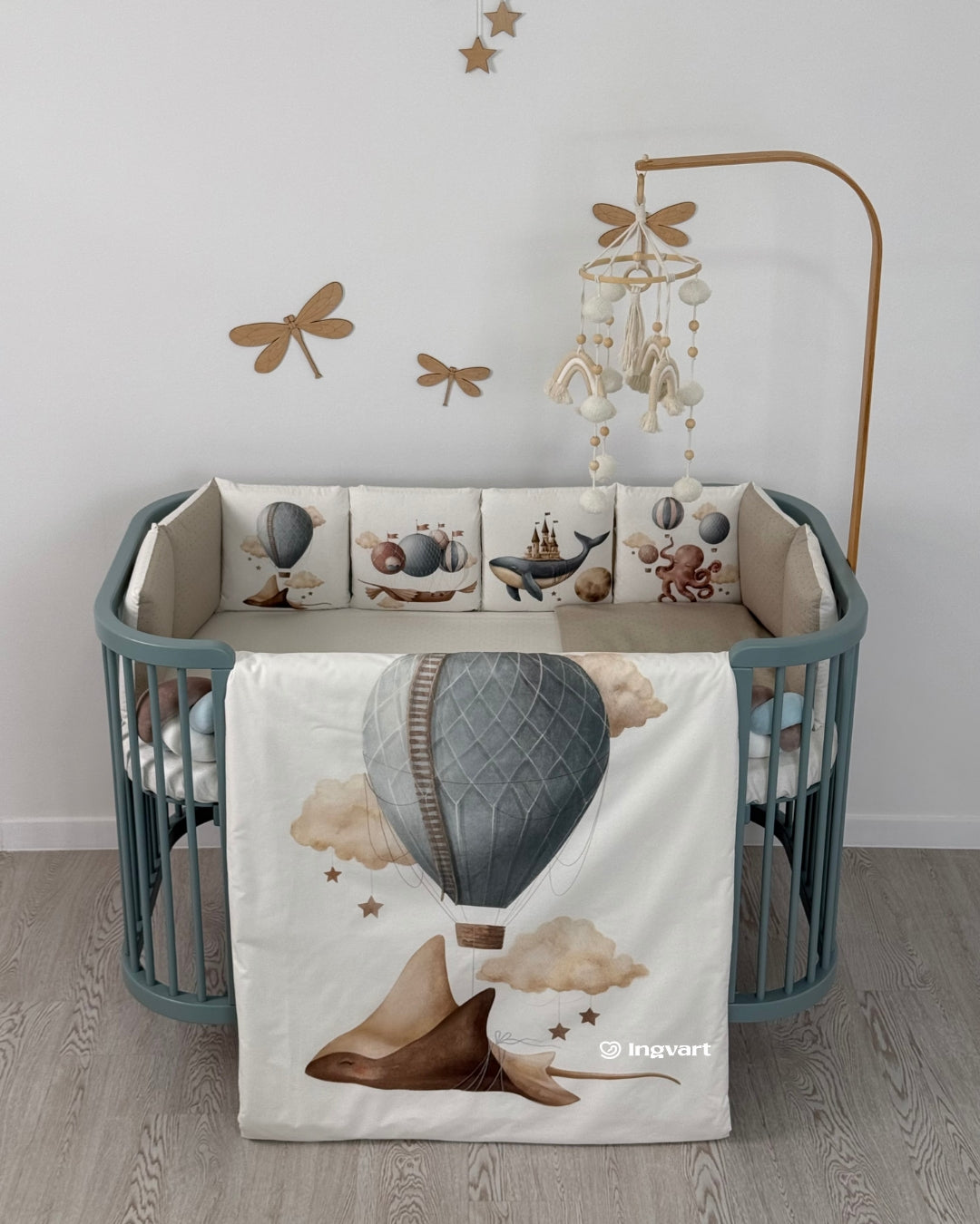 Bettwäsche-Set „Märchenhafte Bewohner des Ozeans“