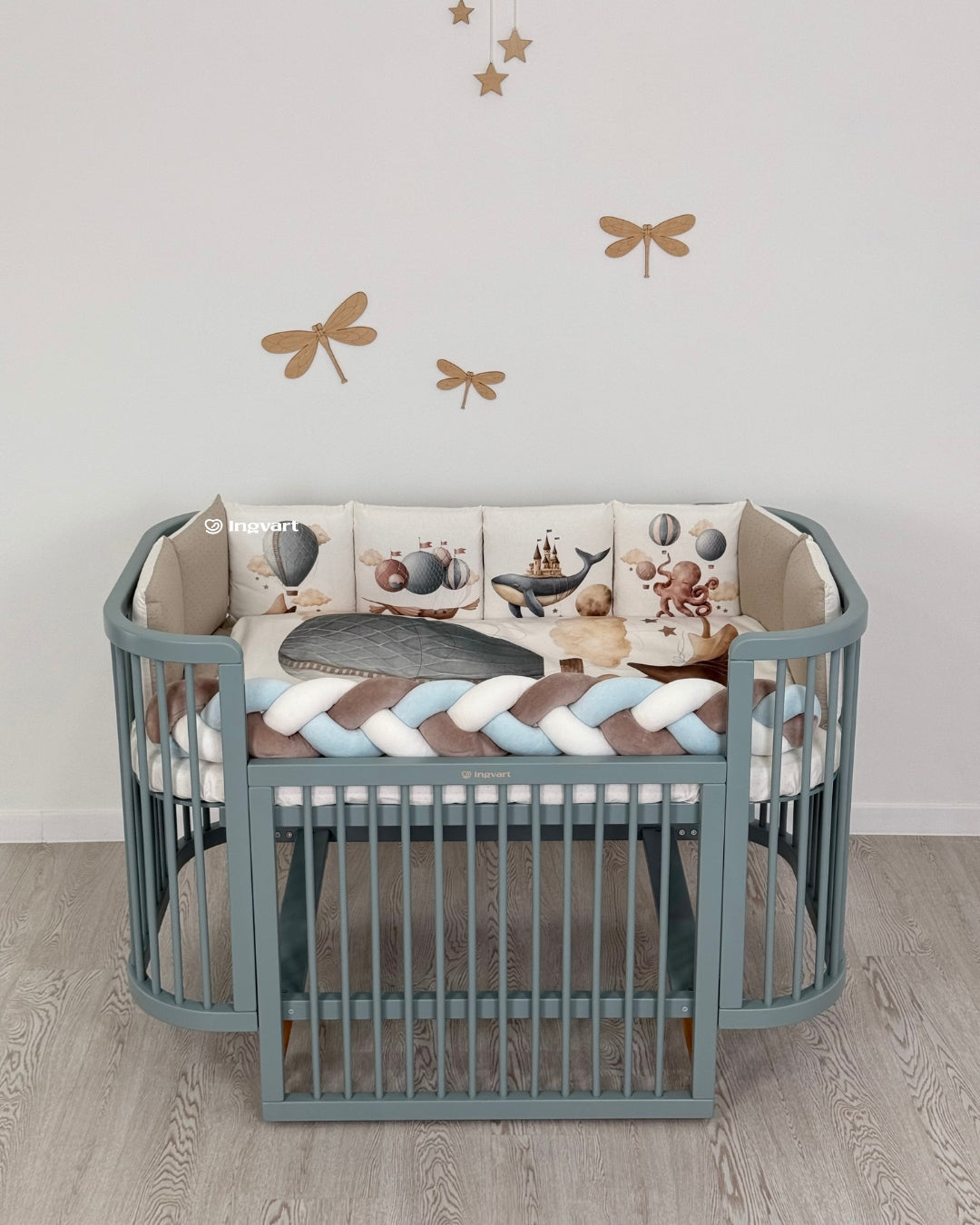 Bettwäsche-Set „Märchenhafte Bewohner des Ozeans“