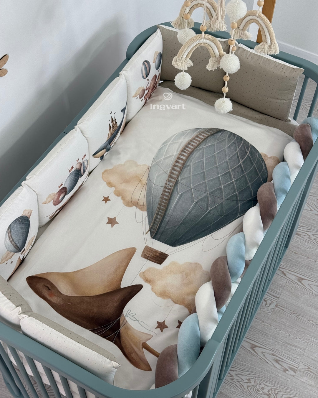 Bettwäsche-Set „Märchenhafte Bewohner des Ozeans“