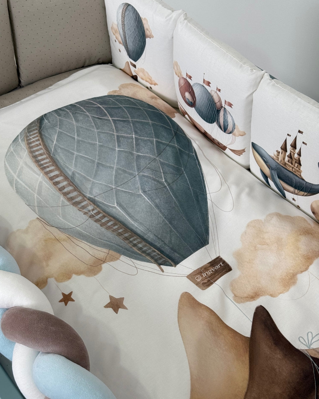 Bettwäsche-Set „Märchenhafte Bewohner des Ozeans“