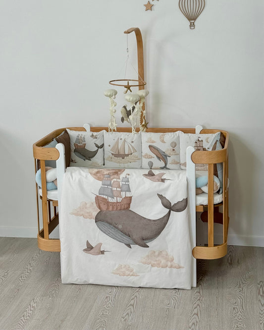 Bettwäsche-Set „Märchenschlösser im Meer“