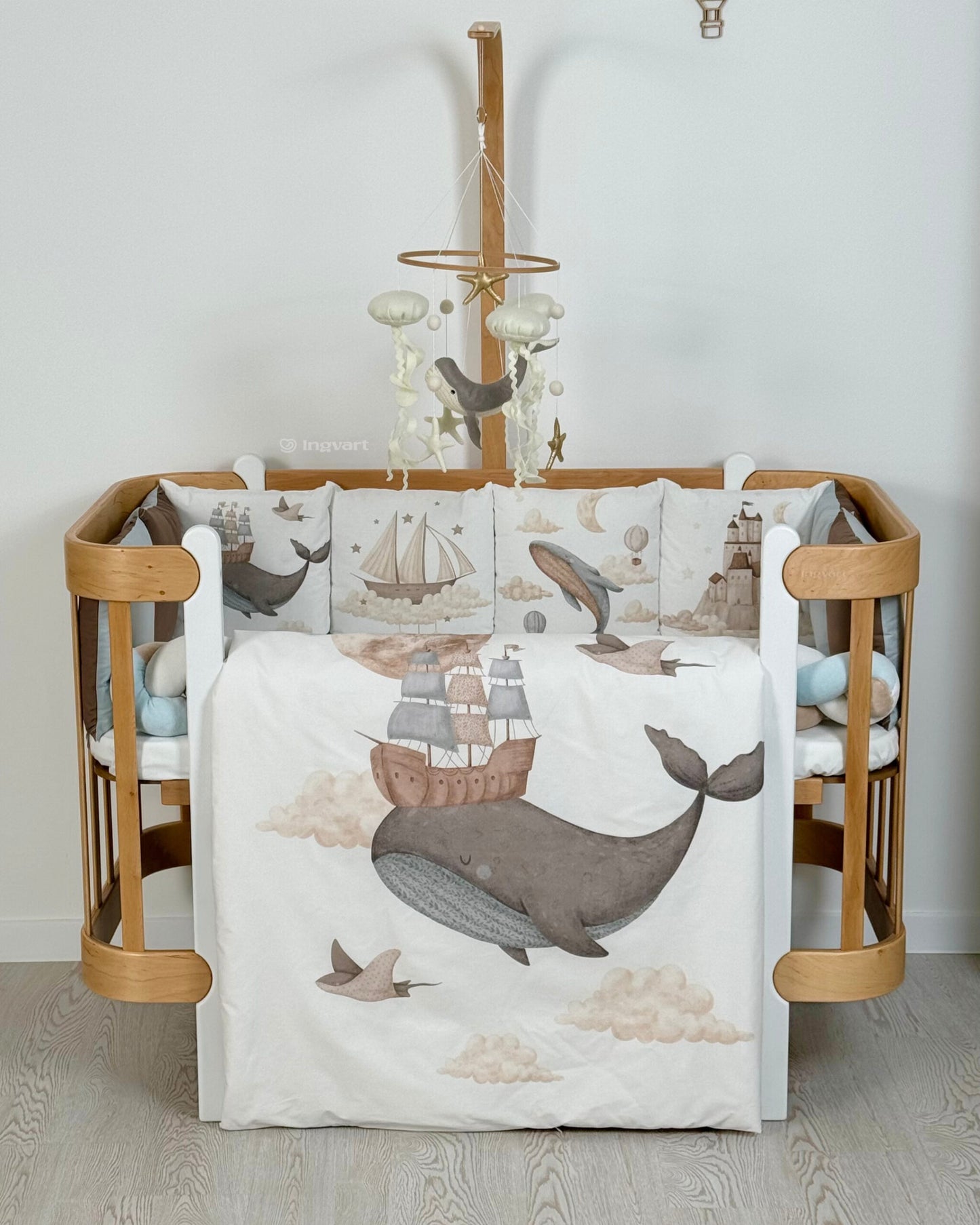 Bettwäsche-Set „Märchenschlösser im Meer“