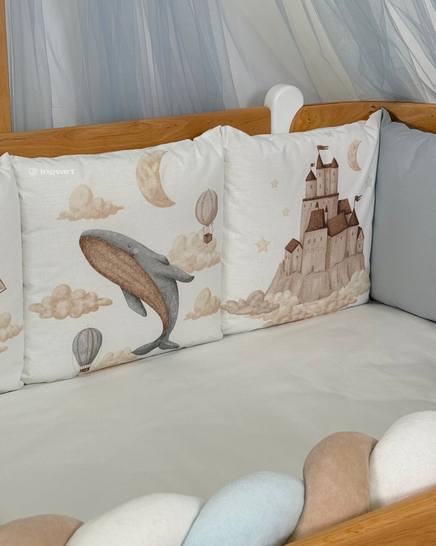 Bettwäsche-Set „Märchenschlösser im Meer“