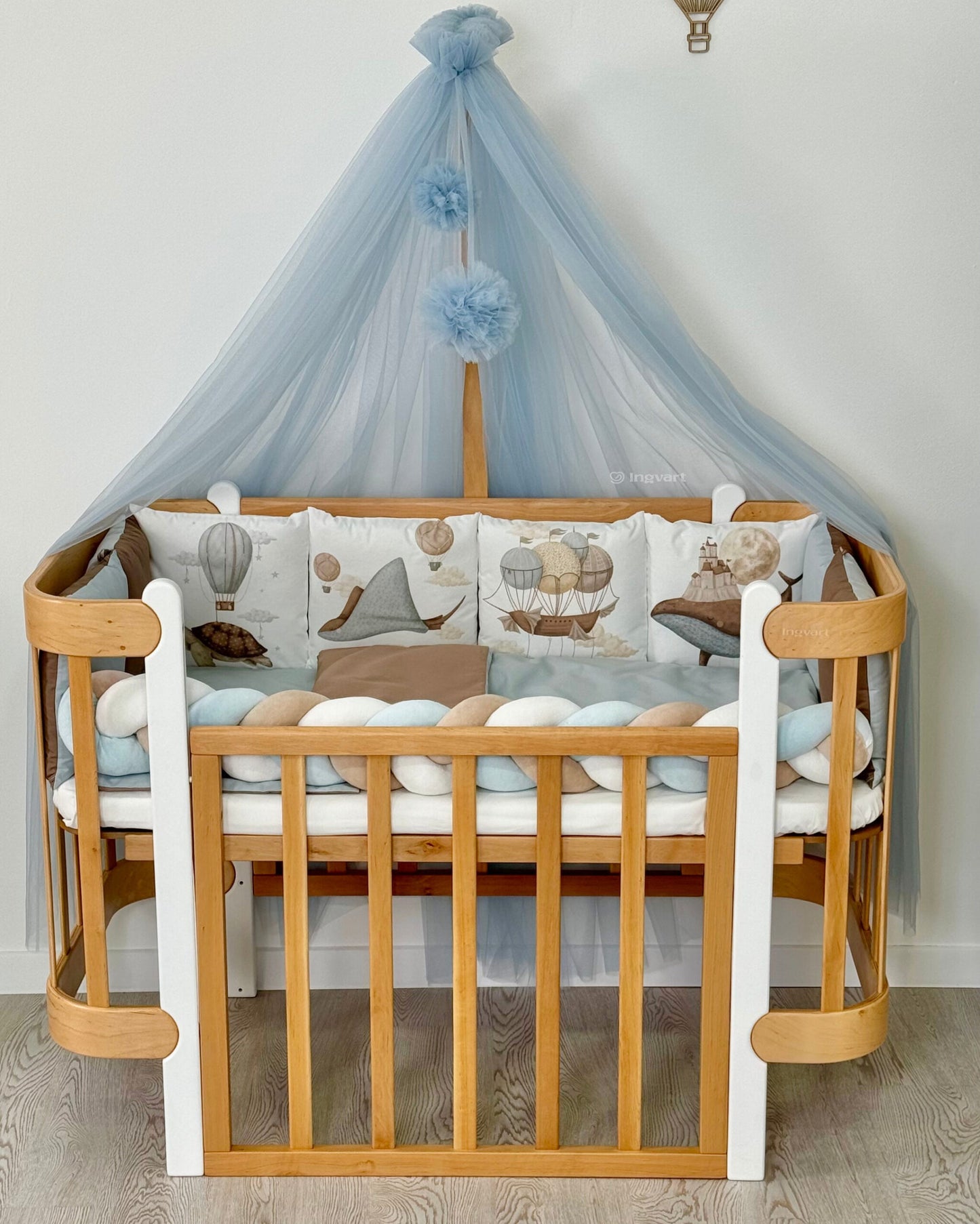 Bettwäsche-Set „Ozeanreise im Traum“ (einfarbiger Bettbezug)