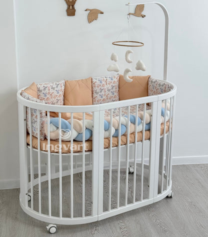 Bettwäsche-Set „Pfirsichfarbenes Häschen“