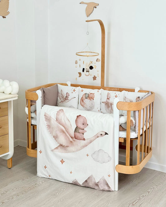 Bettwäsche-Set „Tier auf Gänsen“