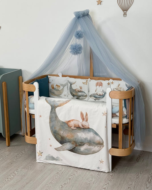 Bettwäsche-Set „Tier auf Walen“