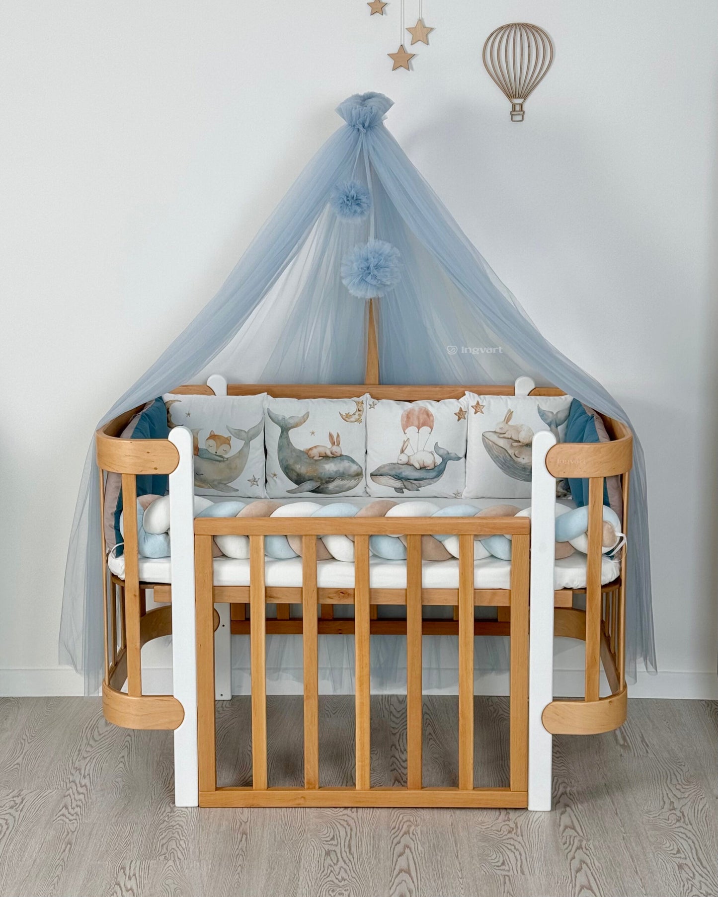 Bettwäsche-Set „Tier auf Walen“