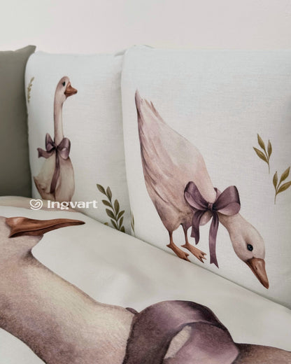 Bettwäsche-Set „Vintage Goose“